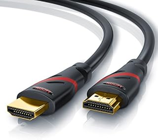 CSL - 2m 4K UHD HDMI 2.0 b Cable - 60Hz 2160p 4x4x4 Ultra High Speed with Ethernet Lead - ARC and CEC - Deep Color - fully HDCP compliant HD Ready 3D TV Playstation 4 Pro Fire TV XBOX
