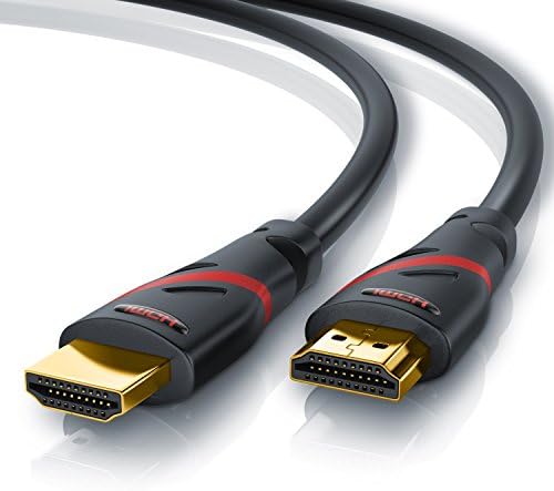 CSL - 2m 4K UHD HDMI 2.0 b Cable - 60Hz 2160p 4x4x4 Ultra High Speed with Ethernet Lead - ARC and CEC - Deep Color - fully HDCP compliant HD Ready 3D TV Playstation 4 Pro Fire TV XBOX