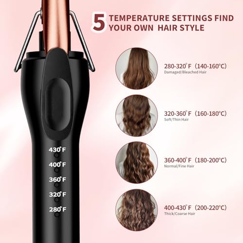HCAH 3/8 Inch Small Curling Iron Wand の商品画像 3