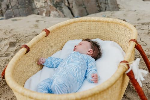 Image of Copper Pearl Baby Zip-Up Footie Pajamas - Soft Stretchy Sleep and Play Footies for Boys and Girls