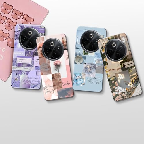 Image of COLORflow Back Cover Compatible with Vivo T4 5G / Y300 Pro 5G / iQOO Z10 5G | Aesthetic Color Customized Back Cover Compatible with Vivo T4 5G / Y300 Pro 5G / iQOO Z10 5G