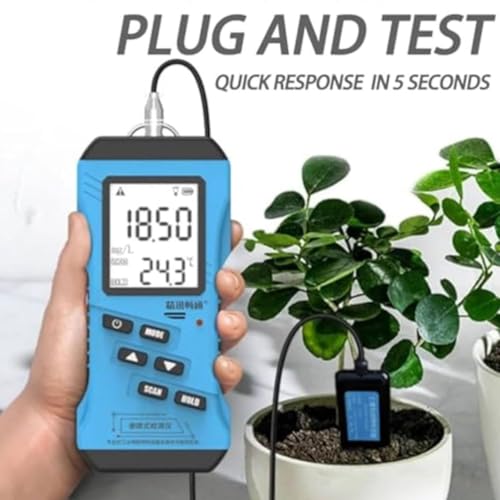 Medidor de humedad del suelo 7 en 1, probador para humedad, temperatura, humedad, pH EC y NPK, herramienta de jardín fiable