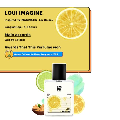Image of TMPerfumehouse ILoui imagine EDP for Men & Women | Fresh, Citrusy & Long Lasting Perfume Spray | Citrus, Amber & Fresh Fragrance | Luxury Gift for Him & Her | TMPH | 50ml