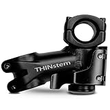 Bicycle Folding Stem - THINstem Folding Handlebar Stem for MTB & Road - Adjustable Bike Stem for Bicycle Storage & Transport - Compatible with 1'/1.25' Handlebar