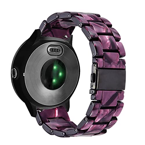 Abanen - Correa de reloj para Garmin Vivoactive 3/3 Music, 20 mm, de liberación rápida, ligera, con hebilla de acero inoxidable para Garmin Vivomove, Samsung Galaxy Watch 42 mm