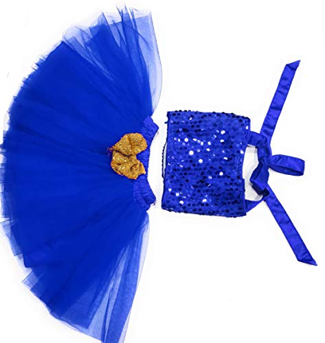 Image of TILISM Baby Girl Crop top&skritfancy Dress (RED,Blue,Pink)