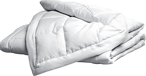 Waverly Peachy Fabric Down Alternative Washable Blanket, Full/Queen, White