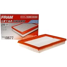 فلتر هواء محرك استبدال FRAM Extra Guard CA10677 لاختيار طرازات لكزس وتويوتا ، يوفر ما يصل إلى 12 شهرًا أو 12000 ميل حماية الفلتر