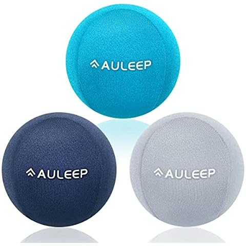 AULEEP Stress Balls for adults and Kids, 3 Pack Grip Strength Trainer Hand Therapy Exercise Balls, Anxiety Stress Relief Finger Resistance Exercise Squeezer Fidget(Dark Blue, Grey, Sky Blue) Cover