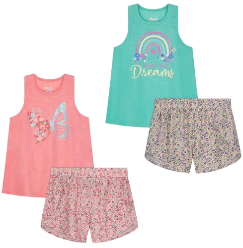 Sleep On It �����p�p�W���} �V���[�g�Z�b�g 4�_ �^���N�g�b�v ���� �T�}�[ �Q�Ԓ� �q���p (2 �t���Z�b�g), �R�[�����A�N�A, 14-16