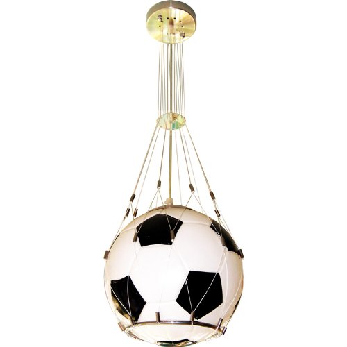 Suspension football moderne pour créer un coin de jeu lumineux et sportif