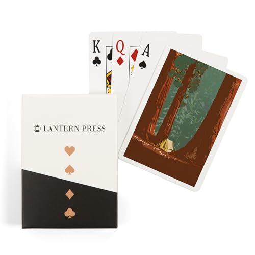 Baraja de Poker Vista Bosque Redwood, 52 cartas