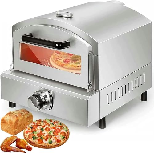 電気ピザオーブン、ステンレススチール引き出しトースターオーブン、360°均一温度、高温および耐腐食性 - 家庭レストランに最適
