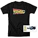 Popfunk Back to The Future T-Shirt (Medium) Black