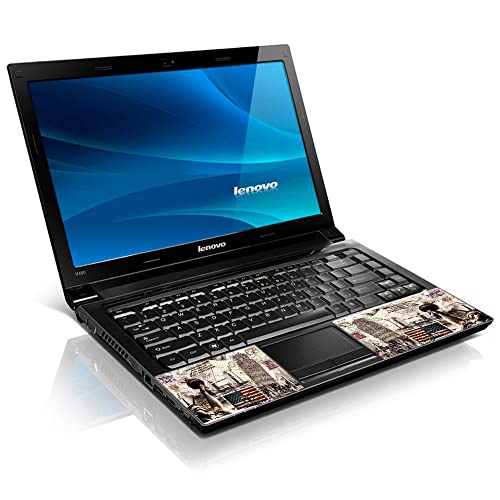 Image of LSS 17 17.3 Inches Laptop Notebook Skin Sticker with 2 Wrist Pads - Reusable Cover Protector Vinyl Sticker Cover Decal Fits 17 inch - 19 inch HP Asus Acer Samsung - Symbols Pattern