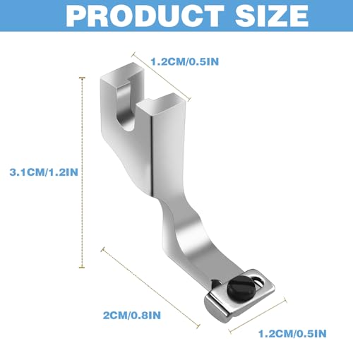 Pie para máquina de coser cremallera invisible miniatura 2