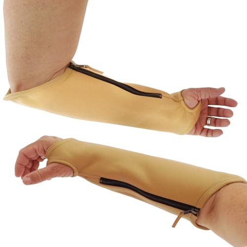 Arm Chaps Extended Elbow Leather Arm Guard
