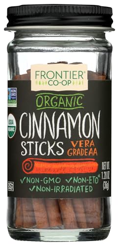 Frontier Organic Whole Cinnamon Sticks, 1.28 Ounce