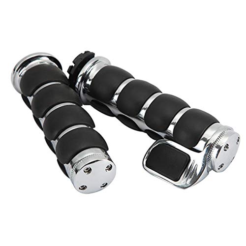 INNOGLOW Motorcycle Handlebar Grips 7/8" Hand Grip with Throttle Assist Palm Rest for Suzuki Kawasaki Harley Davidson