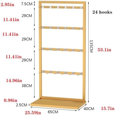 Freestanding Underwear Display Stands, Metals, Clothing Store Boutiques Retail Lingerie Garment Rack, Commercial Shelves, for Socks Bra Panties Scarves