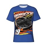 Chase Briscoe 14 Men's T-Shirt Printing Performance Short Sleeve Crewneck T-Shirt Tight Sport Classic