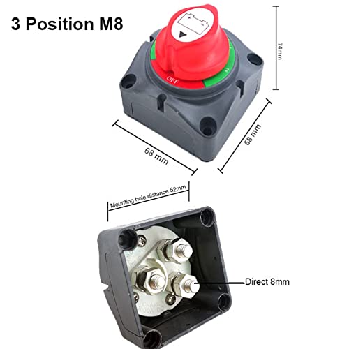 Solución para cortes de corriente con el interruptor selector de batería de 3 posiciones y 300A 3