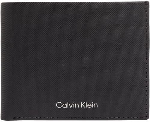 Calvin Klein Uomo Borsello Must Billfold in Pelle, Nero (Black),