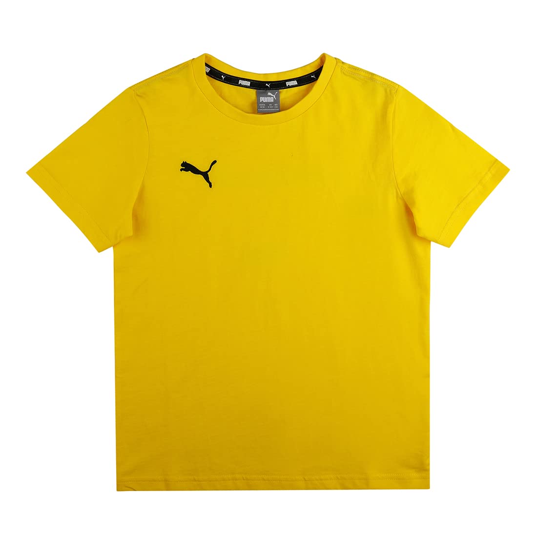 PUMA Team Goal 23 Casuals T-Shirt - Cyber Yellow, Size 164