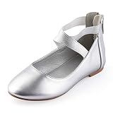 Nova Utopia Toddler Little Girls Dress Ballet Elastic Ankle Strap Flat Shoes,NF Utopia Girl NFGF316