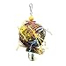 EBaokuup 2 Pack Bird Chewing Toys Foraging Shredder Parrot Cage Shredder Hanging Toy for Cockatiel Conure African Grey Amazon