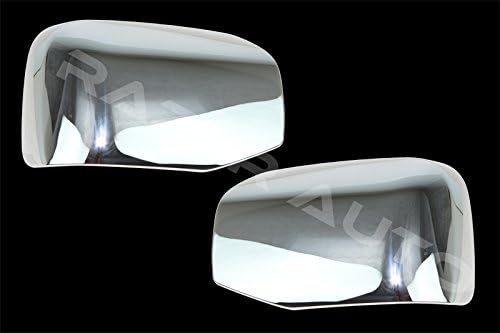 Triple Chrome Plated Mirror Cover for Mirrors Without Turn Signals, 1 Pair for 2009-2015 Honda Pilot
