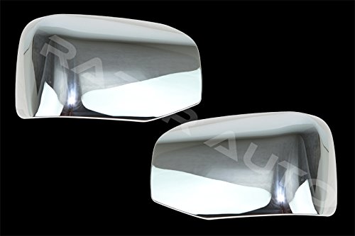 Razer Auto Triple Chrome Plated Mirror Cover for Mirrors Without Turn Signals, 1 Pair for 2009-2015 Honda Pilot