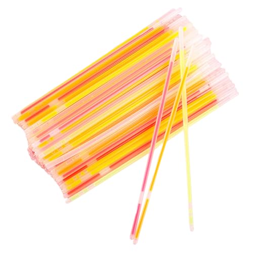 FUNOMOCYA 150 Pezzi Braccialetti Luminosi Per Decorazioni Per Feste Accessori Che Si Illuminano Al Buio Accessori Luminosi Di Colori Misti