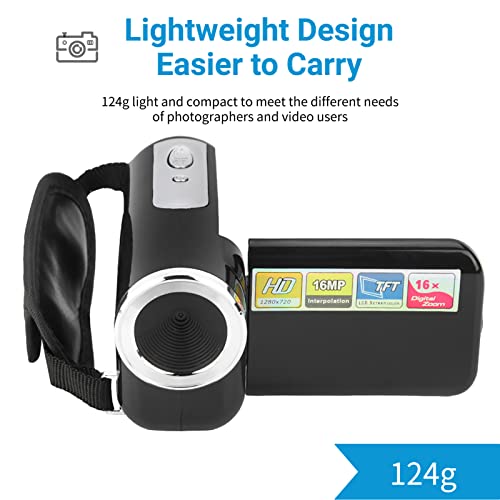 Kids Video Camera, 16X Handheld Children Kids Digital Video Camera Camcorder Recorder Toy With 2Inch Tft Lcd Display Dv Photos Support Memory Card For Birthday, Christma, Holiday Black #TOP3