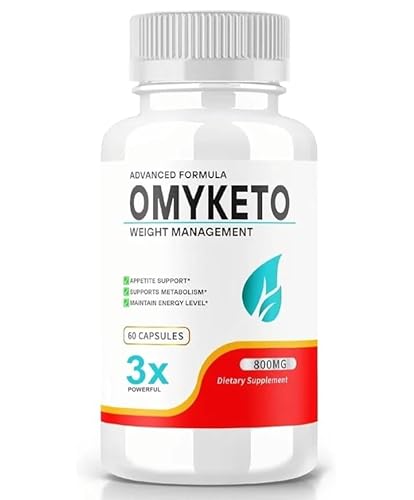 OMYKETO Capsules - Natural Weight Management - 60 Capsules - Vegan,Support for Men & Women - 1 Month Supply - Fitness Hero Supplements