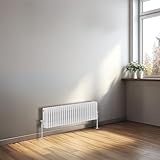 NRG Radiador horizontal de hierro fundido blanco 2 y 3 columnas de radiación central de calefacción