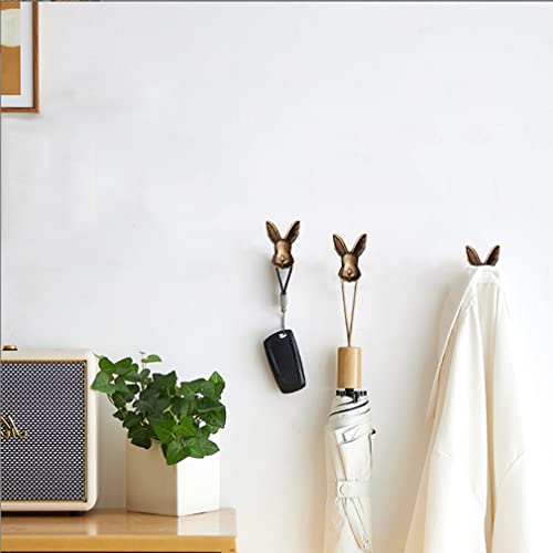 Rabbit-Coat-Hooks-Animal-Wall-Hook-Decorative-Wall-Hooks-Rack-Hangers-for-Hanging-Hats-Jacket-Bags-Closets-Towels-Keys-Scarf-Home-Kitchen-Wall-Hangers-4-Pieces Rabbit Coat Hooks Animal Wall Hook Decorative Wall Hooks Rack Hangers for Hanging Hats Jacket Bags Closets Towels Keys Scarf Home Kitchen Wall Hangers 4 Pieces