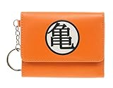 Offizielles Lizenzprodukt Dragon Ball Z Purse Japanese Logo Nue offiziell Orange Trifold