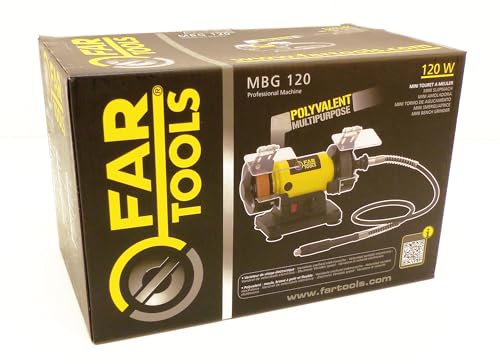 Mini amoladora Fartools MBG 120 para afilar piezas pequeñas con precisión 5