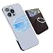 Produktbild WUOJI Magnetischer Handy Kartenhalter mit Fingergriff, Kreditkartenetui kompatibel mit MagSafe Wallet Magnetic Card Holder Wallet für iPhone 13,12/Mini/Pro/Pro Max-Braun