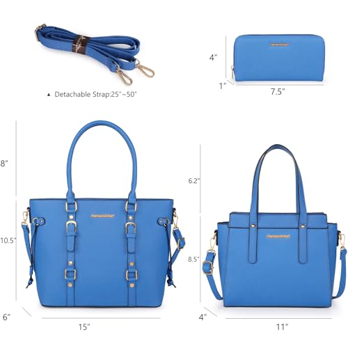 Image of Montana West 3PCS Purses for Women Tote Bag and Wallet Set Shoulder Satchel Handbags