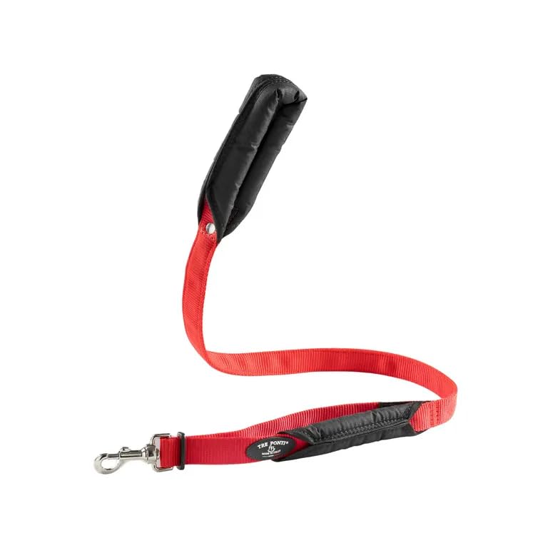 TRE PONTI GUINZAGLIO DOPPIO MANICO CM. 105 (ROSSO)