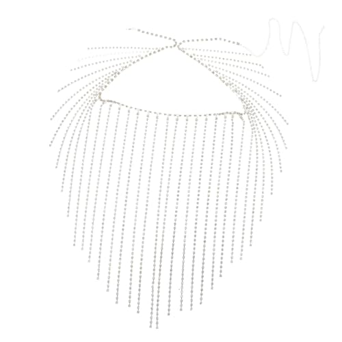 Cinturón de cadenas con borlas para mujer joya de cintura ajustable