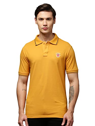 Image of ONN UK Classic Men's Premium Combed Cotton Polo Collar Half Sleeves Solid T-Shirt |