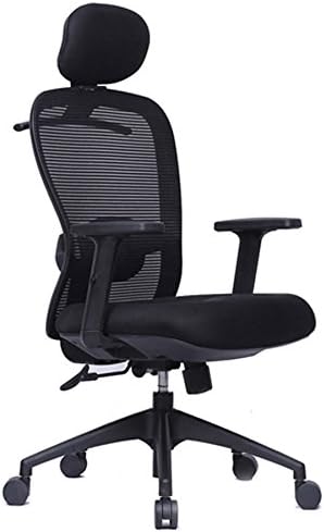 Esta ZX High Back Ergonomic Chair with Headrest - Black