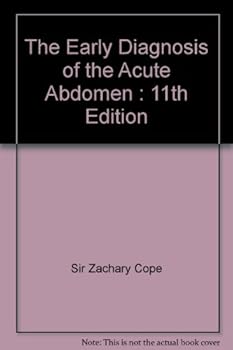 Hardcover The Early Diagnosis of the Acute Abdomen : 11th Edition Book