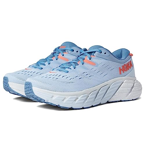 HOKA Women's Running Shoes, Blue Fog Plein Air, 7