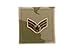 US Air Force 2x2 OCP Spice Brown Rank with Hook Fastener (E4 Senior Airman)