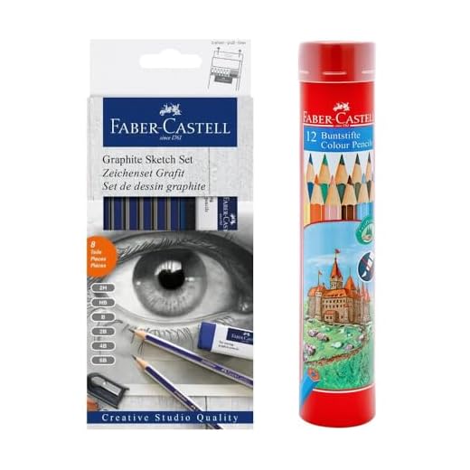 Faber-Castell 128536 – pastellkrita polychromos, fodral med 36