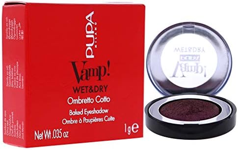 Pupa Milano Vamp! Wet and Dry Baked Eyeshadow - 205 Hot Violet For Women 0.035 oz Eye Shadow